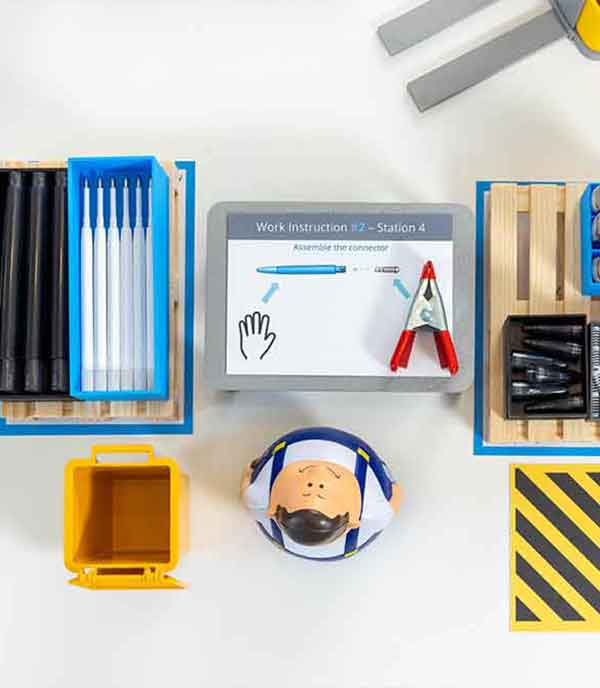 Lean Game kit components for LeanActivity factory team training