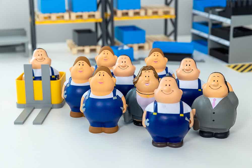 Lean Game station setup for LeanActivity factory training